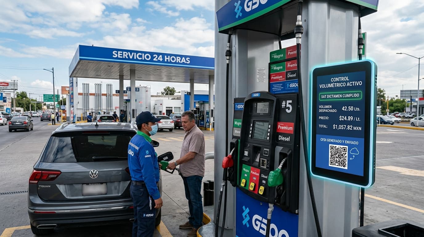 Dictamen SAT: Software Obligatorio para Control Volumétrico en Estaciones de Servicio de Hidrocarburos